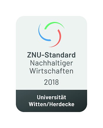 Logo ZNU-Standard Nachhaltiger Wirtschaften 2018